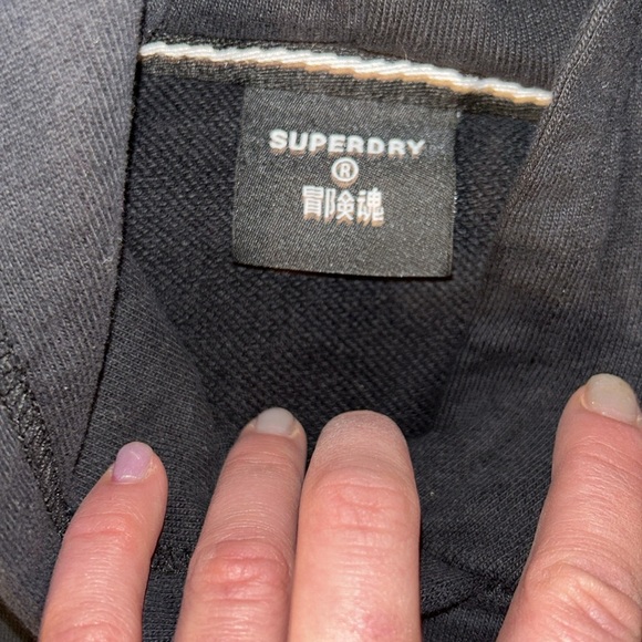 Superdry Black Hoodie - Picture 4 of 7